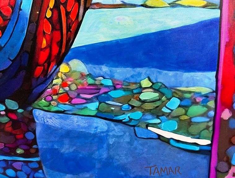 Magnificent  Mix Media by Tamar Zion