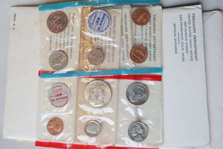 1965-1973 US Mint Sets.