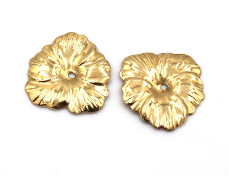 Two Pairs of 14K YG earring Jackets.