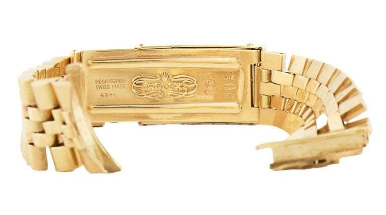 Vintage Factory Original 19MM Jubilee Watch Bracelet in 14K