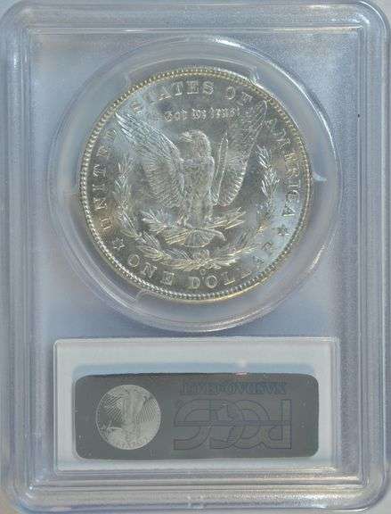 Bright-white near Gem BU 1901-O Morgan Silver Dollar. PCGS MS64