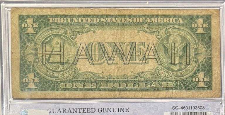 1935 A Hawaii Emergency Issue $1 Silver Certificate