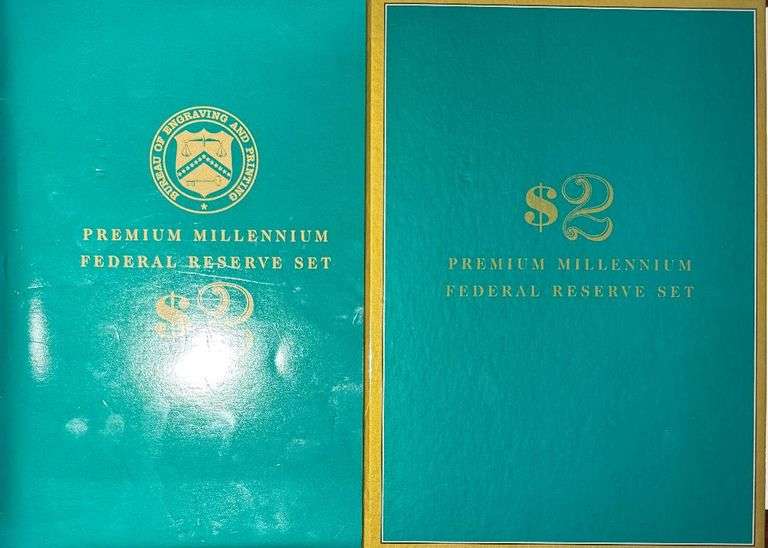 Premium Millenium Federal Reserve $2 Set