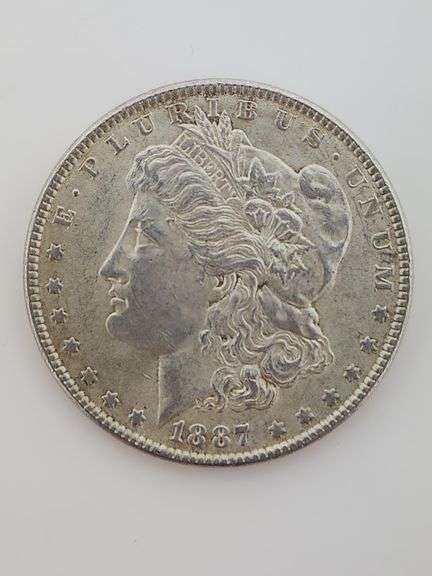 1887 Morgan Silver Dollar, UNC