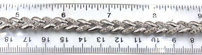 Group of 4 vintage 925 sterling silver bracelets