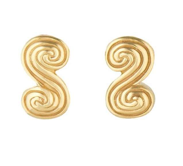 Tiffany & Co. Spiro Swirl Stud Earrings in 18K