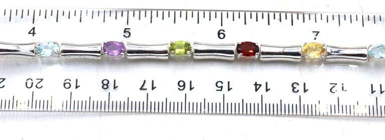 Group lot of 5 vintage 925 sterling silver bracelets