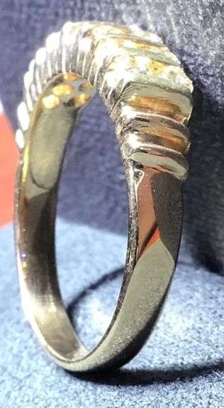 14K YELLOW GOLD NATURAL DIAMOND WEDDING BAND
