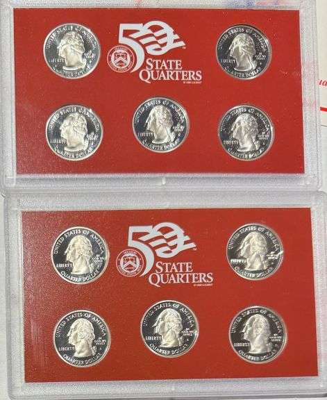 2005 06 US Silver America the Beautiful Quarters Proof Sets