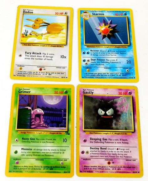 16 Pokémon 1999 Trade Cards