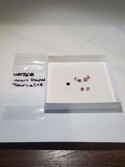 Collection of high quality heart shape Tourmaline 8.71 CTTW