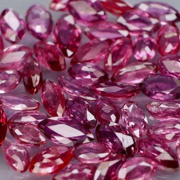 Amazing 5.10ct marquise cut pure Ruby set