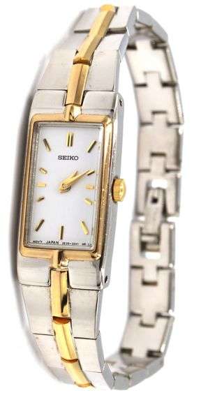 Seiko 2 tone quartz classic watch