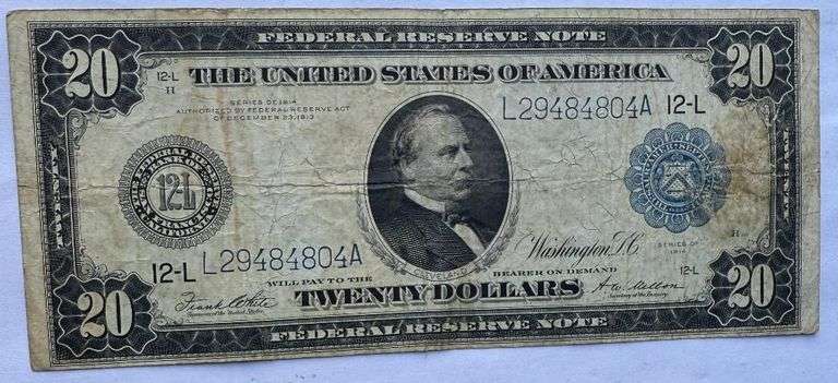 $20 Series of 1914 San Francisco FRN