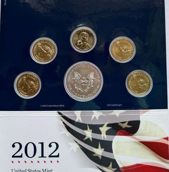 2012 Annual Uncirculated Dollar Set.
