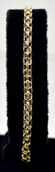Sturdy 10k Yellow Gold  Chain Bracelet