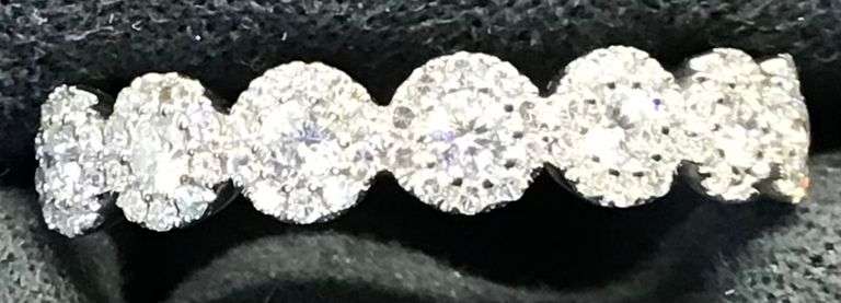 14K WHITE GOLD NATURAL DIAMOND WEDDING DIAMOND