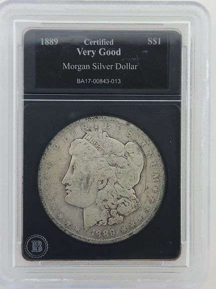 1889 O Morgan Silver Dollar, Circulated