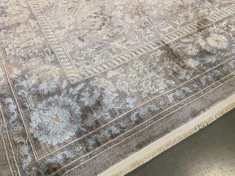 Classic Silky Distress Design Rug 8X11
