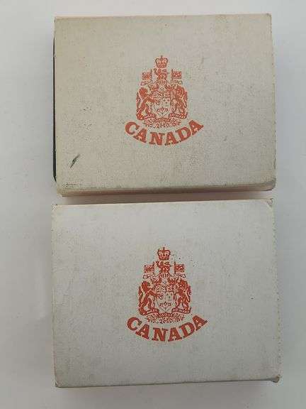 Lot of (2) 1974 Winnipeg Canadian Silver Dollars - OGP