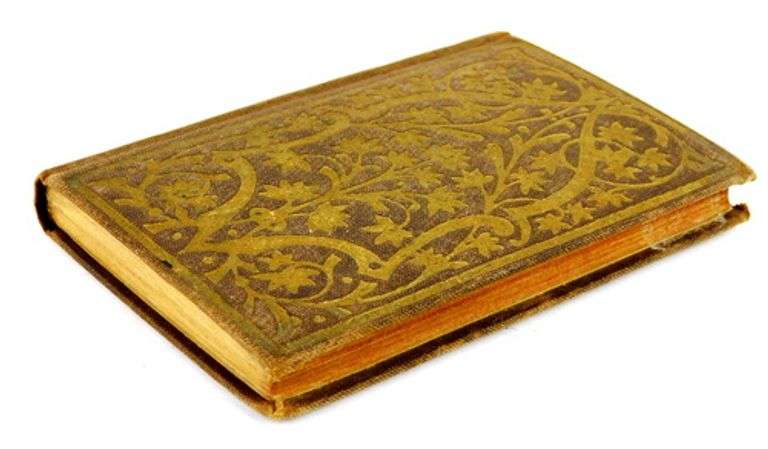 Miniature 1850's Antique Book of Melodies/Poems
