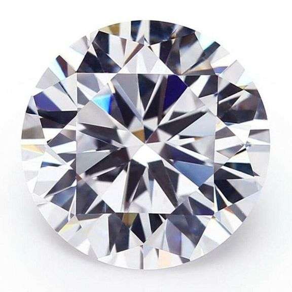 Huge 7 Ct Sparkling White Simulated Diamond Solitaire