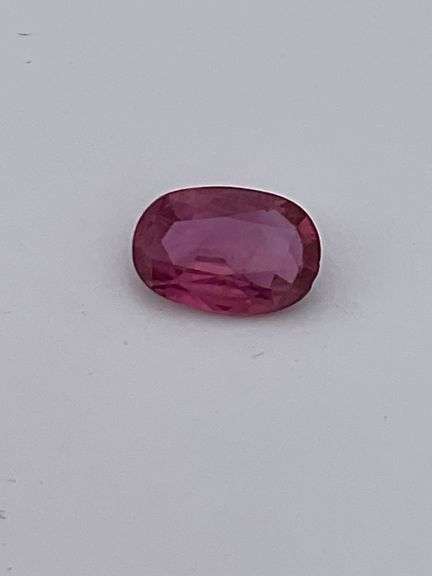 CERTIFIED NATURAL RUBY RED EXCELLENT IDEAL CUT OVAL