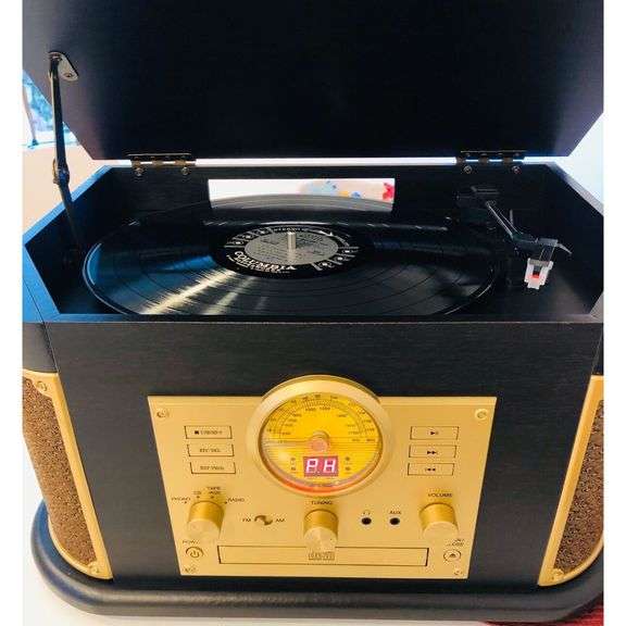 All-in-One 3-Speed Bluetooth Turntable