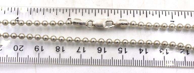 Group lot of 5 Vintage 925 sterling silver necklaces