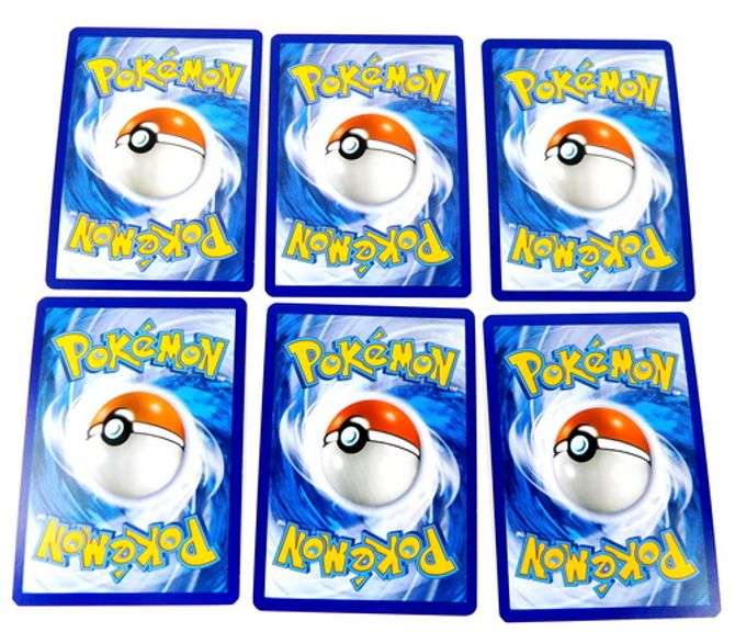6 Pokémon 2019 Halo Trade Cards