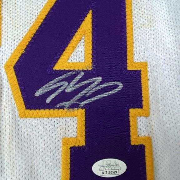 Signed Shaquille O'Neal Basketball Jersey with COA