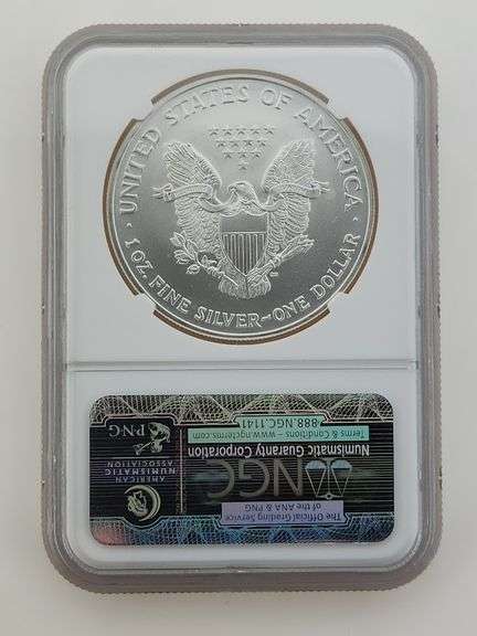 2004 American Silver Eagle, NGC MS69