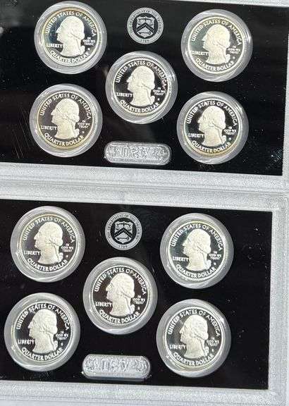 2016 17 US Silver America the Beautiful Quarters  Proof Sets