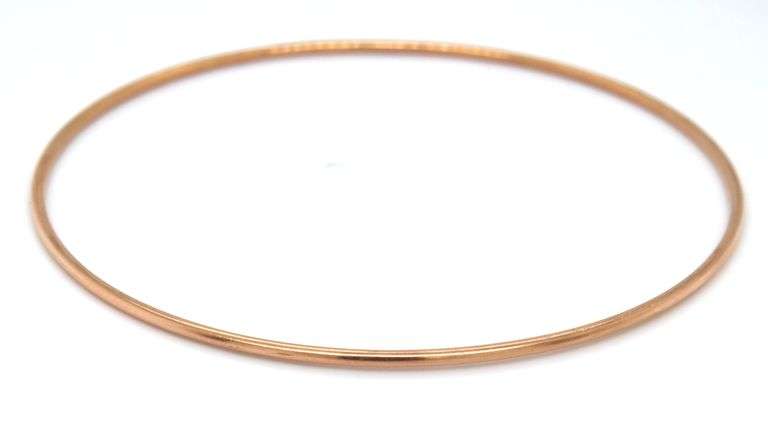 18kt White and yellow gold set of 5 bangles