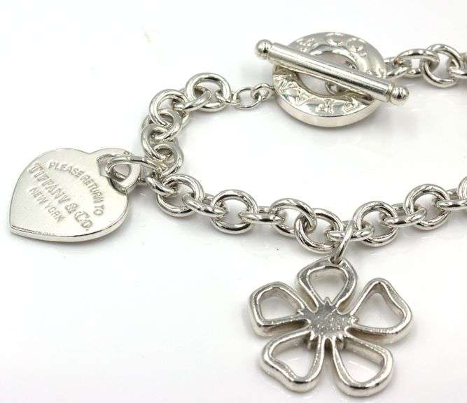 Tiffany & Co charm bracelet in 925 sterling silver