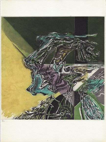 Exclusive Jorge Perez-Roman Etching From ‘Paroles Peintes’ 1960’s