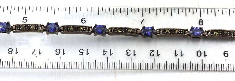 Group lot of 4 vintage 925 sterling silver bracelets