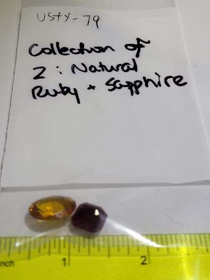 Collection of high quality and large Ruby and Sapphire 18.95 CTTW