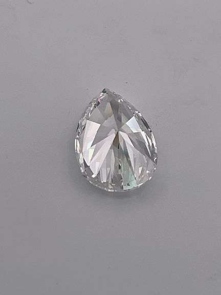 I.G.I CERTIFIED LOOSE DIAMOND 6.02 CARAT LAB GROWN PEAR SHAPE E-VVS2