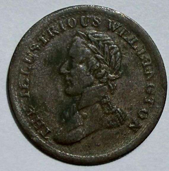 1816 Wellington Canada Waterloo Half Penny