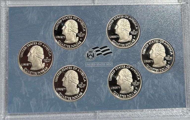 2009-13 US State Quarters Etc Proof Sets