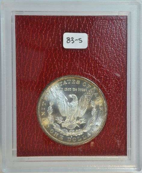 'Gem' BU 1883-S Morgan Silver Dollar. MS65 Redfield Collection