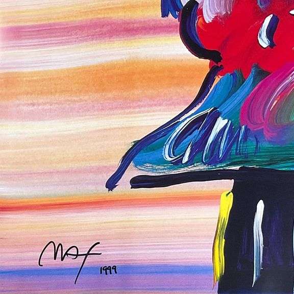 Umbrella Man by Peter Max