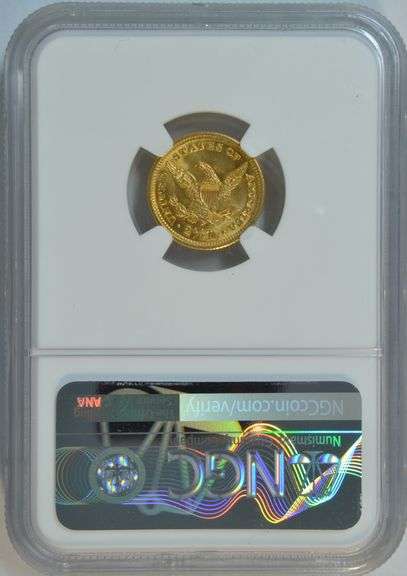 Gorgeous virtual Gem BU 1905 $2.50 Liberty Gold Piece. NGC MS64
