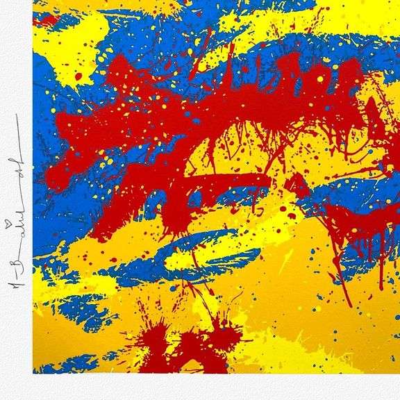 Camo Splash A by Mr Brainwash,