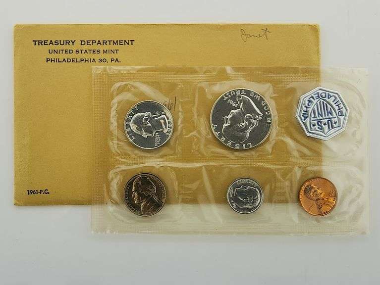 1961 United States Proof Set, OGP