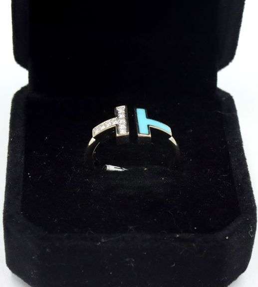 Tiffany & Co T Dia Blue Tiffany Ring