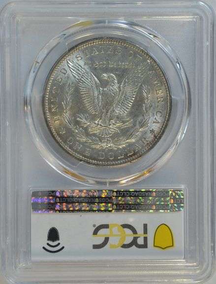 Very Choice AU 1898-S Morgan Silver Dollar. PCGS AU55