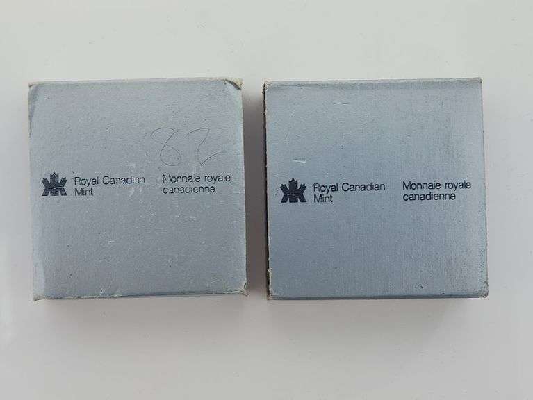 1982 Regina & 1983 Universiade-Edmonton Proof Silver Canadian Dollars, OGP