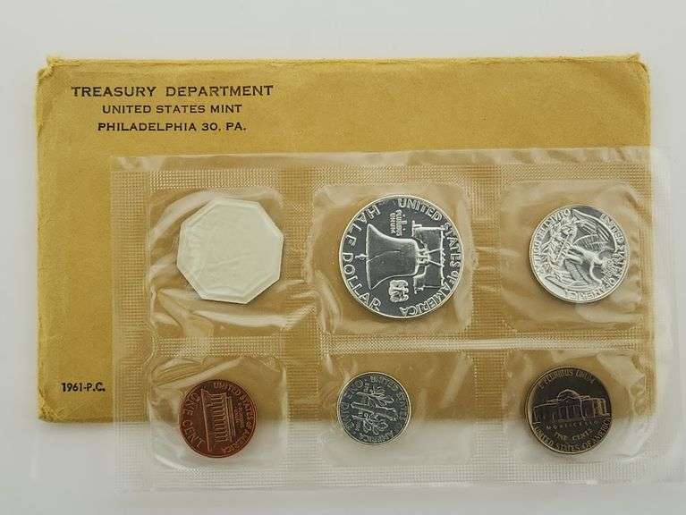 1961 United States Proof Set, OGP